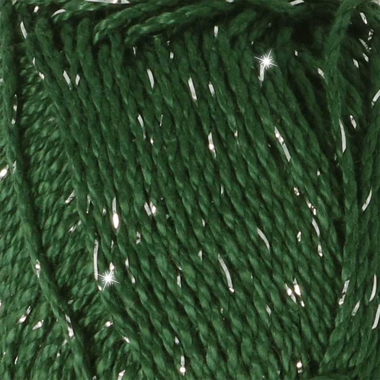 Scheepjes Catona Shine - 525 Fir - Ezüst - csillogós pamut fonal Scheepjes Catona Shine - 525 Fir - Ezüst - csillogós pamut fonal