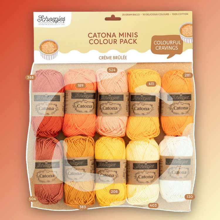 Scheepjes Catona Color Pack - Creme Brulee - fonalcsomag