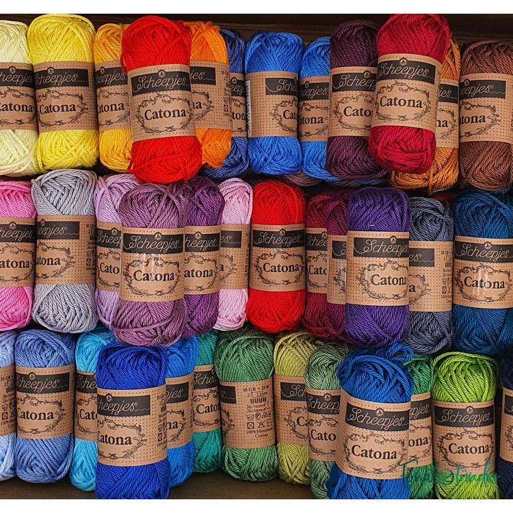 Scheepjes Catona Color Pack - 109 gombolyag pamut fonal Scheepjes Catona Color Pack - 109 gombolyag pamut fonal