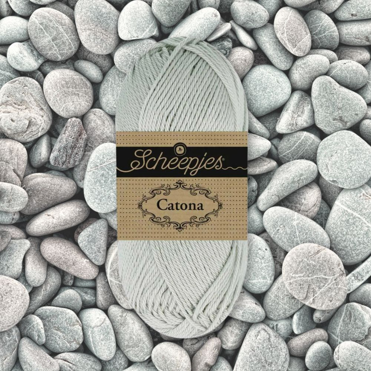 Scheepjes Catona 076 Pebble Gray - szürke pamut fonal Scheepjes Catona 076 Pebble Gray - szürke pamut fonal