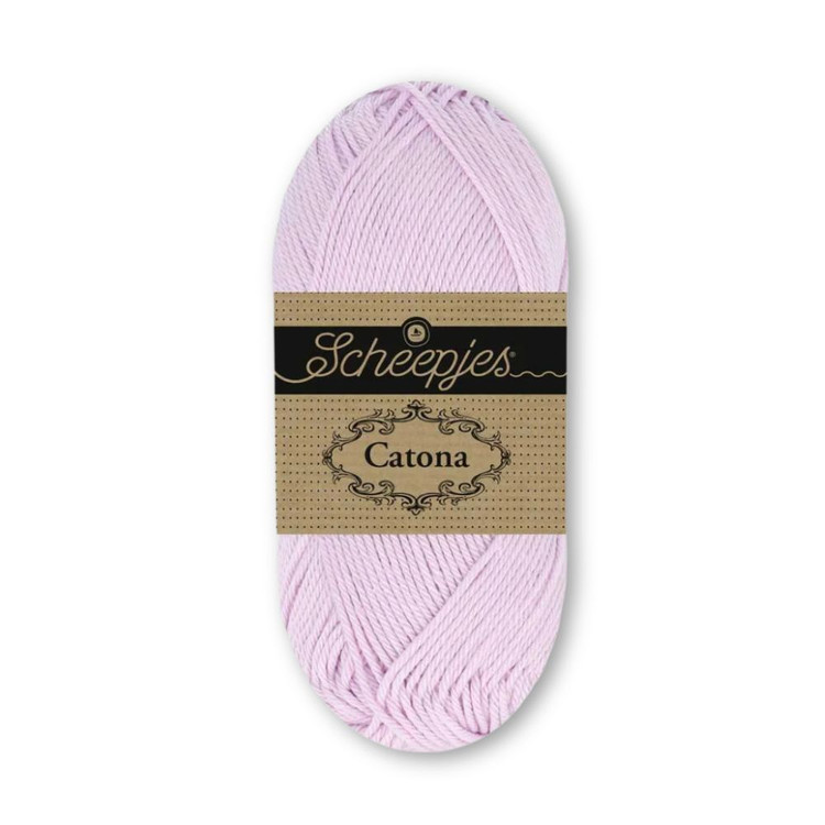 Scheepjes Catona 084 Soft Bloom - lilás rózsaszín pamut fonal Scheepjes Catona 084 Soft Bloom - lilás rózsaszín pamut fonal