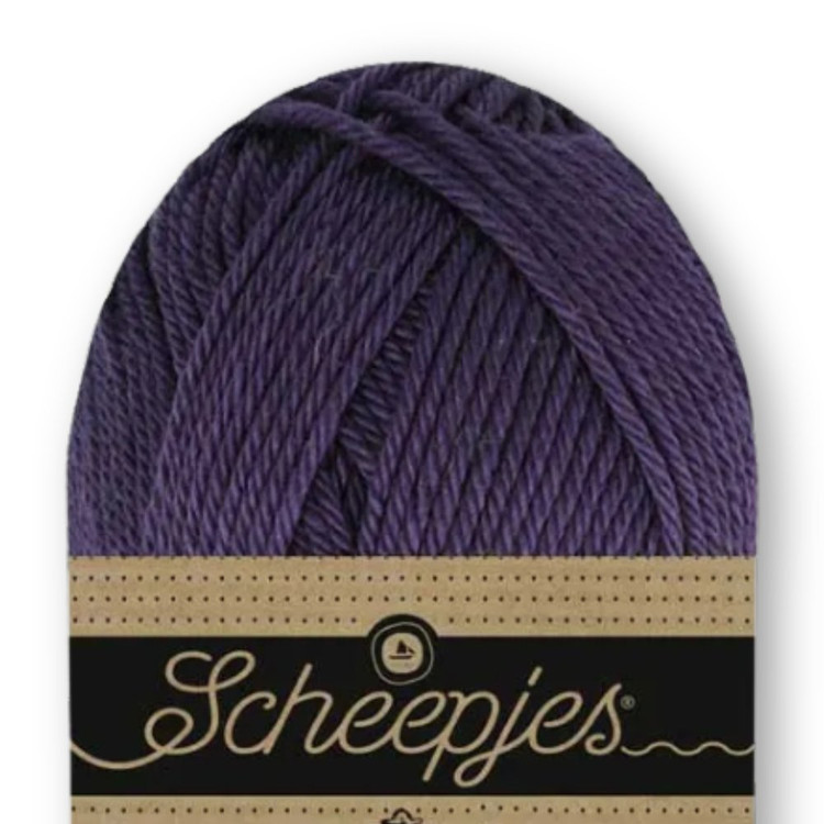 Scheepjes Catona 085 Fig - sötétlila pamut fonal Scheepjes Catona 085 Fig - sötétlila pamut fonal