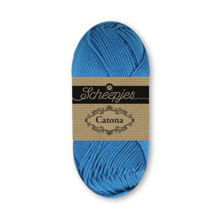 Scheepjes Catona 087 Cobalt - kobalt kék pamut fonal
