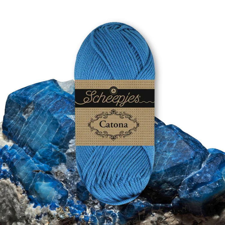 Scheepjes Catona 087 Cobalt - kobalt kék pamut fonal