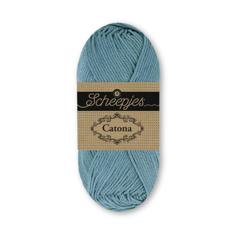 Scheepjes Catona 092 Steel Blue - acélkék pamut fonal Scheepjes Catona 092 Steel Blue - acélkék pamut fonal