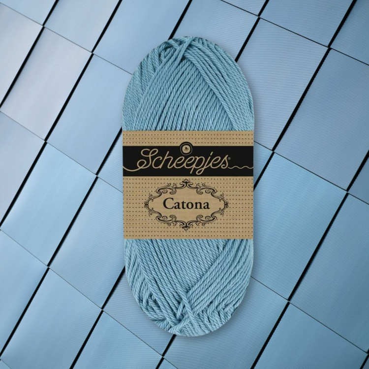 Scheepjes Catona 093 Light Steel Blue - világos acélkék pamut fonal