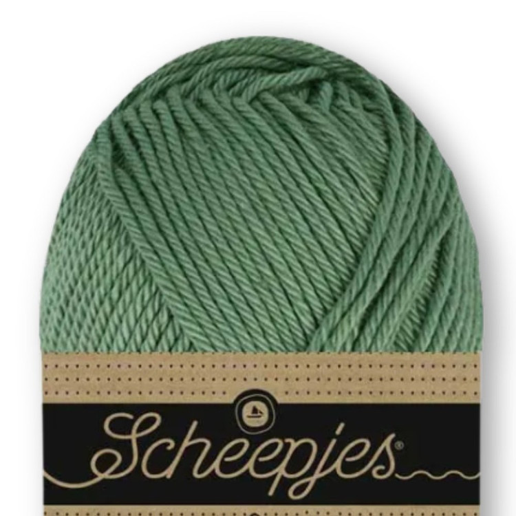 Scheepjes Catona 102 Eucalyptus - matt zöld pamut fonal Scheepjes Catona 102 Eucalyptus - matt zöld pamut fonal