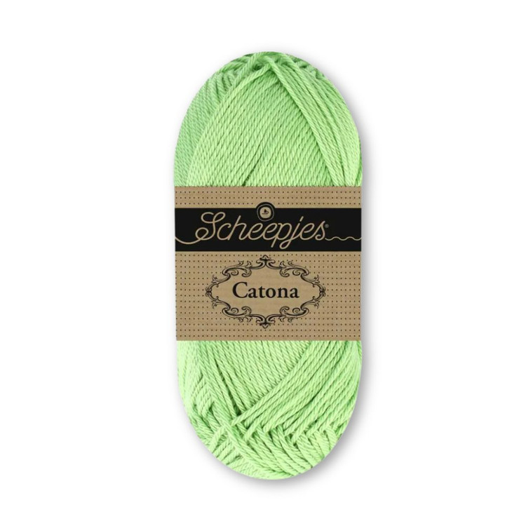 Scheepjes Catona 103 Sprout - világoszöld pamut fonal Scheepjes Catona 103 Sprout - világoszöld pamut fonal