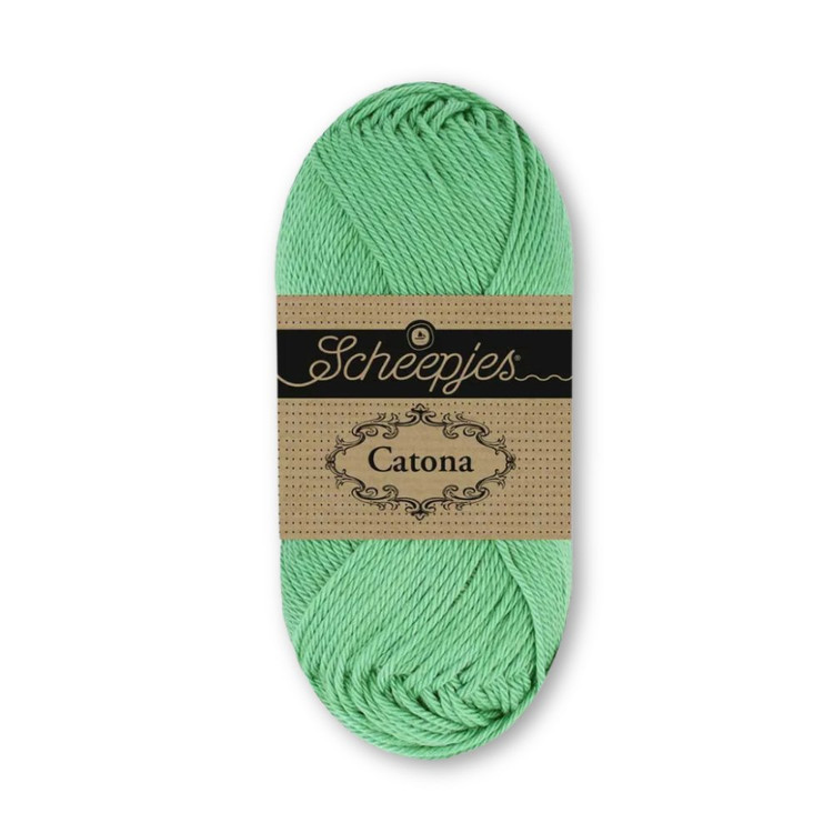 Scheepjes Catona 108 Lemon Grass - zöld pamut fonal