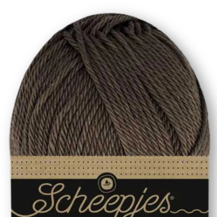 Scheepjes Catona 111 Cocoa Bean - mély barna pamut fonal Scheepjes Catona 111 Cocoa Bean - mély barna pamut fonal