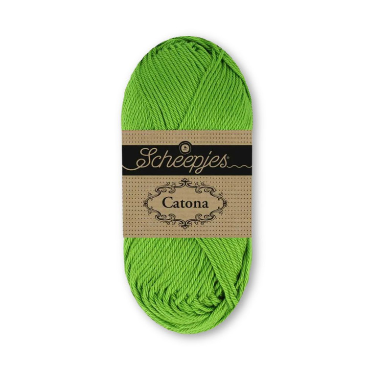 Scheepjes Catona 117 Basil - élénkzöld pamut fonal