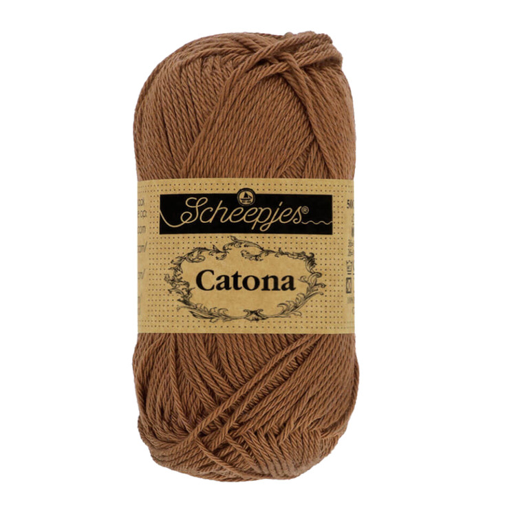 Scheepjes Catona 157 Root Beer - barna pamut fonal
