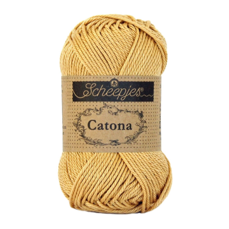 Scheepjes Catona 179 Topaz - yellow - sárga - pamut fonal  - cotton yarn