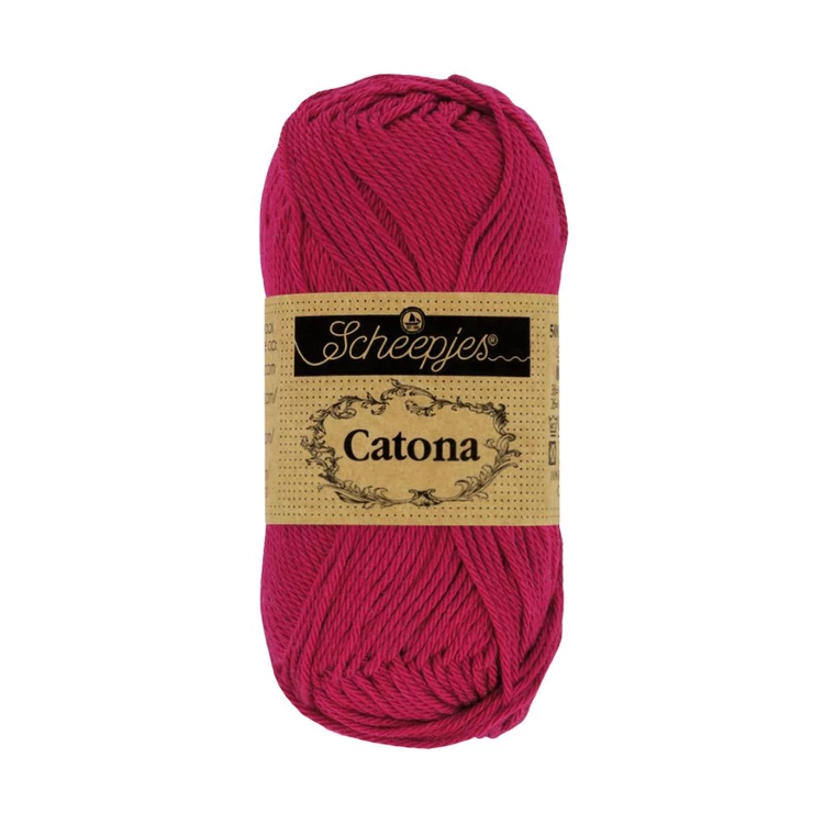 Scheepjes Catona 192 Scarlet - skarlát piros pamut fonal  - cotton yarn
