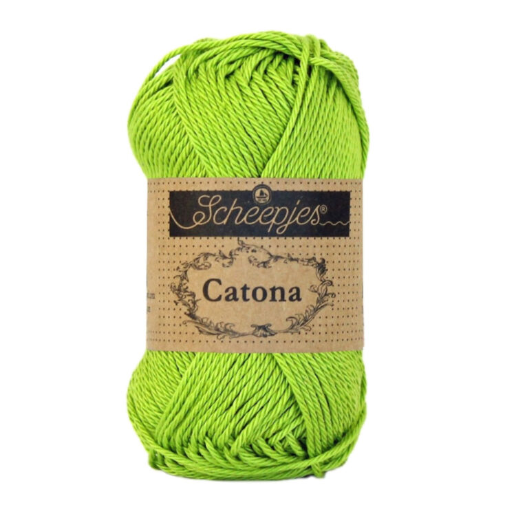 Scheepjes Catona 205 Kiwi - green - zöld - pamut fonal  - cotton yarn