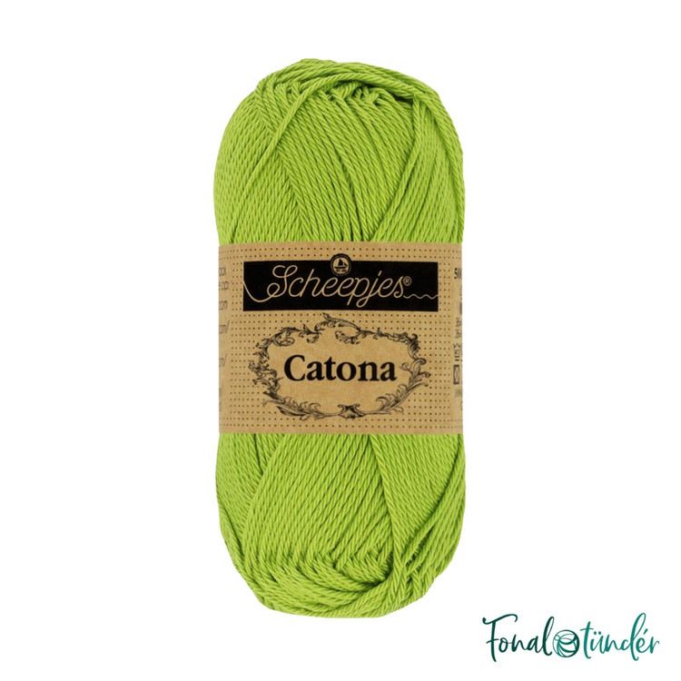 Scheepjes Catona 205 Kiwi - kivizöld pamut fonal Scheepjes Catona 205 Kiwi - kivizöld pamut fonal