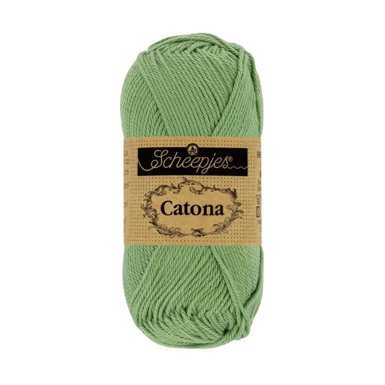 Scheepjes Catona 212 Sage Green - green - zöld - pamut fonal  - cotton yarn
