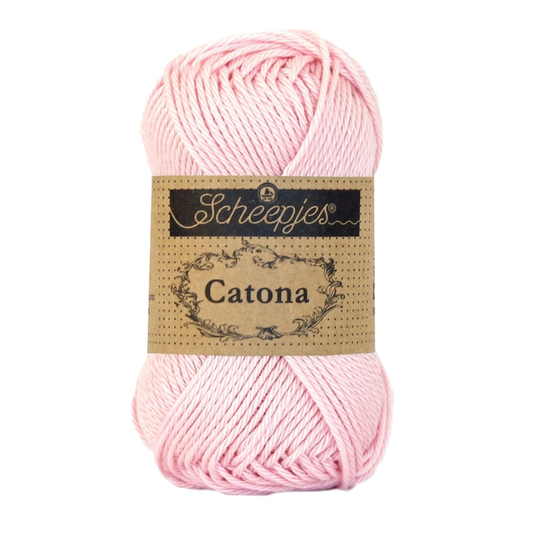 Scheepjes Catona 238 Powder Pink - púderrózsaszín pamut fonal Scheepjes Catona 238 Powder Pink - púderrózsaszín pamut fonal