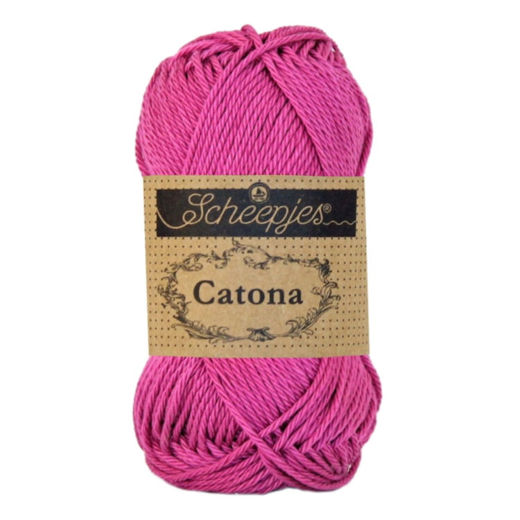 Scheepjes Catona 251 Garden Rose - purple - lila - pamut fonal  - cotton yarn