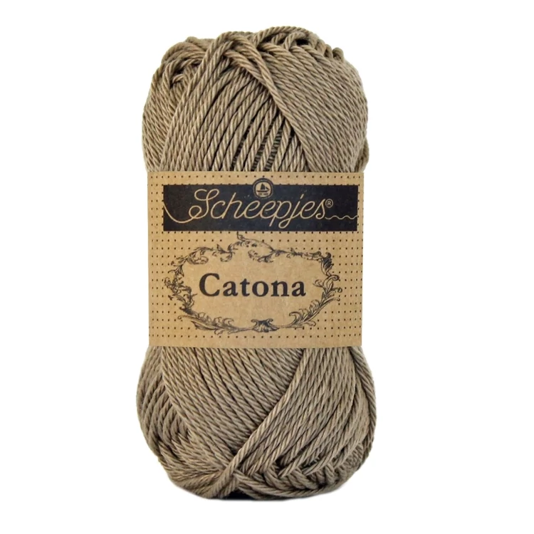 Scheepjes Catona 254 Moon Rock  - gray - szürke - pamut fonal  - cotton yarn
