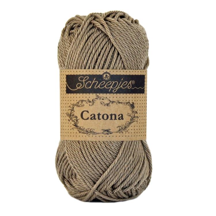 Scheepjes Catona 254 Moon Rock  - gray - szürke - pamut fonal  - cotton yarn