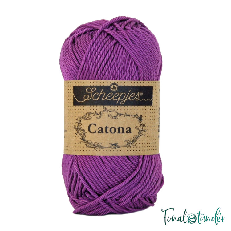 Scheepjes Catona 282 Ultra Violet - lila pamut fonal Scheepjes Catona 282 Ultra Violet - lila pamut fonal