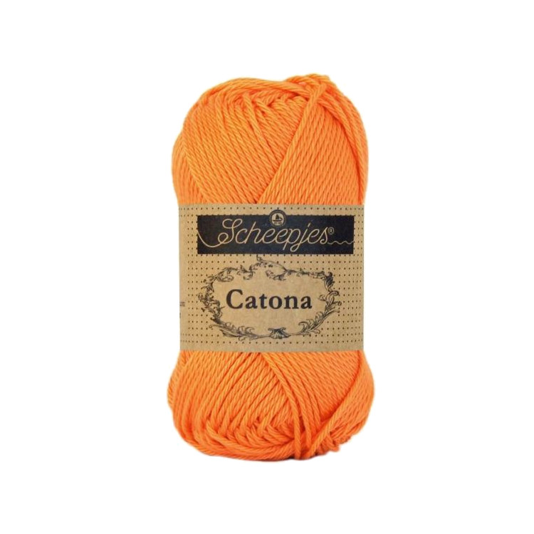 Scheepjes Catona 386 Peach - barack sárga pamut fonal