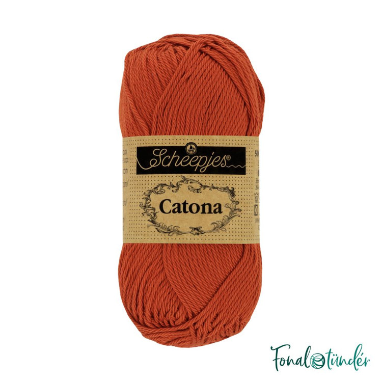 Scheepjes Catona 388 Rust - rozsdabarna pamut fonal