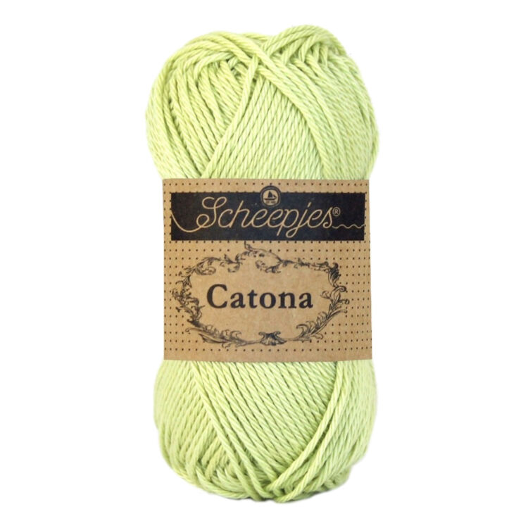 Scheepjes Catona 392 Lime Juice - green - zöld - pamut fonal  - cotton yarn