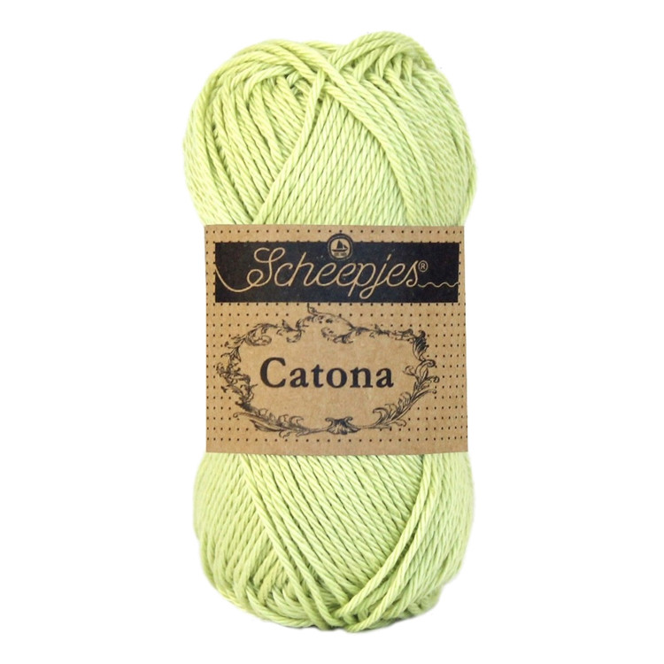 Scheepjes Catona 392 Lime Juice - lime zöld pamut fonal Scheepjes Catona 392 Lime Juice - lime zöld pamut fonal