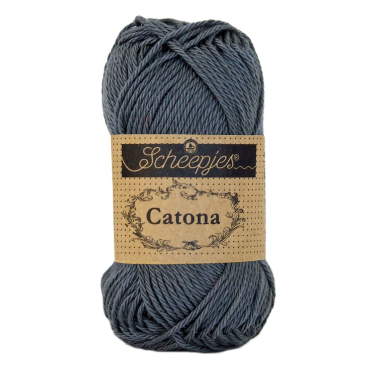 Scheepjes Catona 393 Charcoal - szén szürke pamut fonal Scheepjes Catona 393 Charcoal - szén szürke pamut fonal