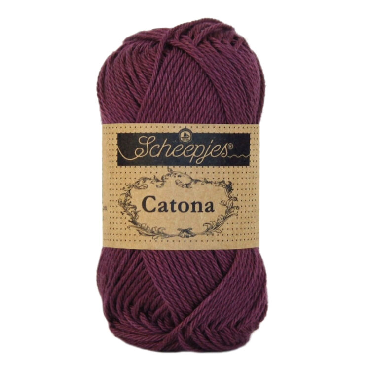 Scheepjes Catona 394 Shadow Purple - purple - bíbor lila - pamut fonal  - cotton yarn