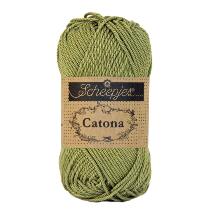 Scheepjes Catona 395 Willow - green - zöld- pamut fonal  - cotton yarn