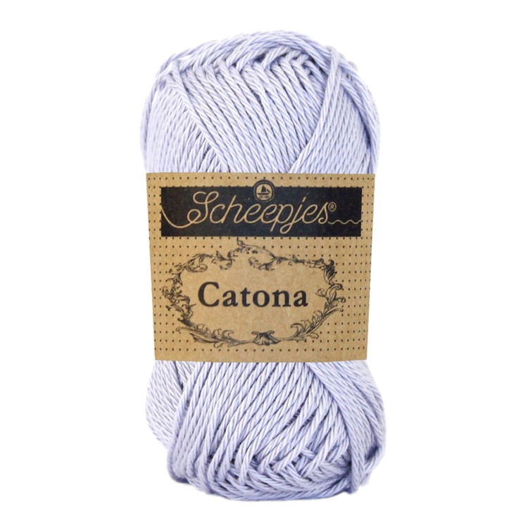 Scheepjes Catona 399 Lilac Mist - halvány lila pamut fonal Scheepjes Catona 399 Lilac Mist - halvány lila pamut fonal