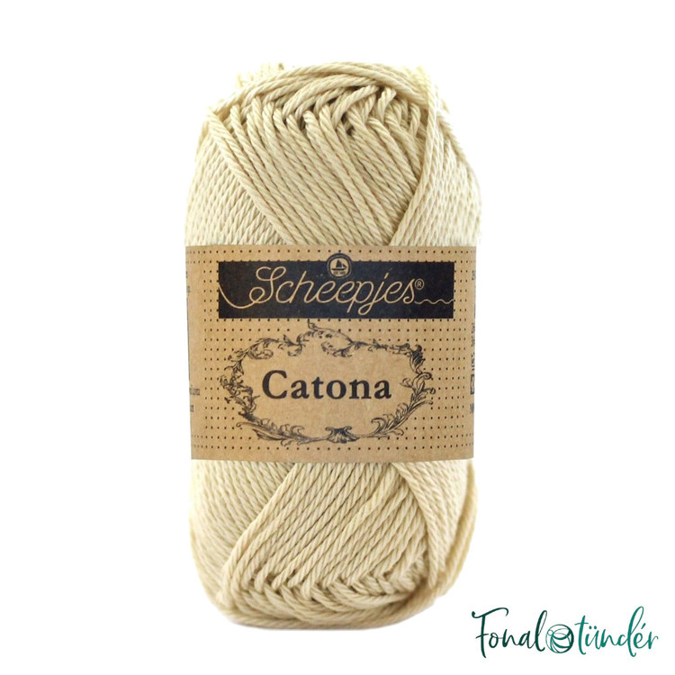 Scheepjes Catona 404 English Tea - törtfehér pamut fonal Scheepjes Catona 404 English Tea - törtfehér pamut fonal