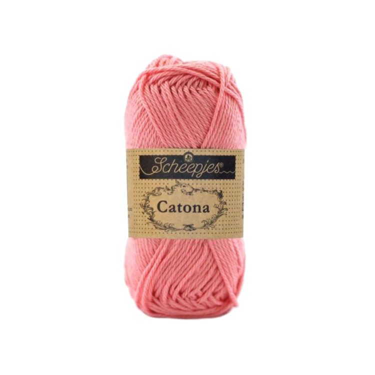 Scheepjes Catona 409 Soft Rose - rózsaszín pamut fonal Scheepjes Catona 409 Soft Rose - rózsaszín pamut fonal