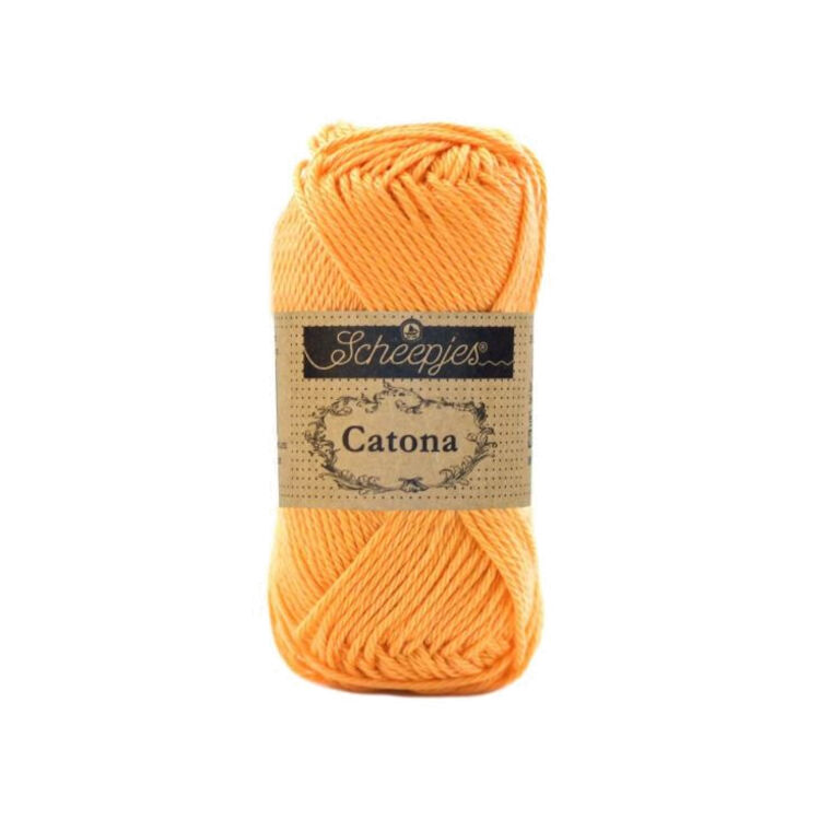 Scheepjes Catona 411 Sweet Orange - pamut fonal  - cotton yarn