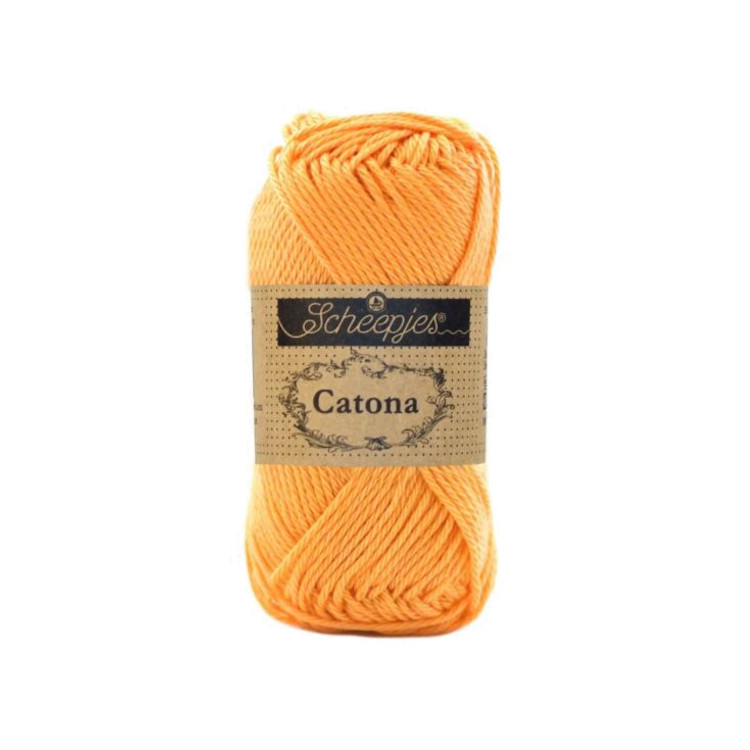 Scheepjes Catona 411 Sweet Orange - narancssárga pamut fonal Scheepjes Catona 411 Sweet Orange - narancssárga pamut fonal