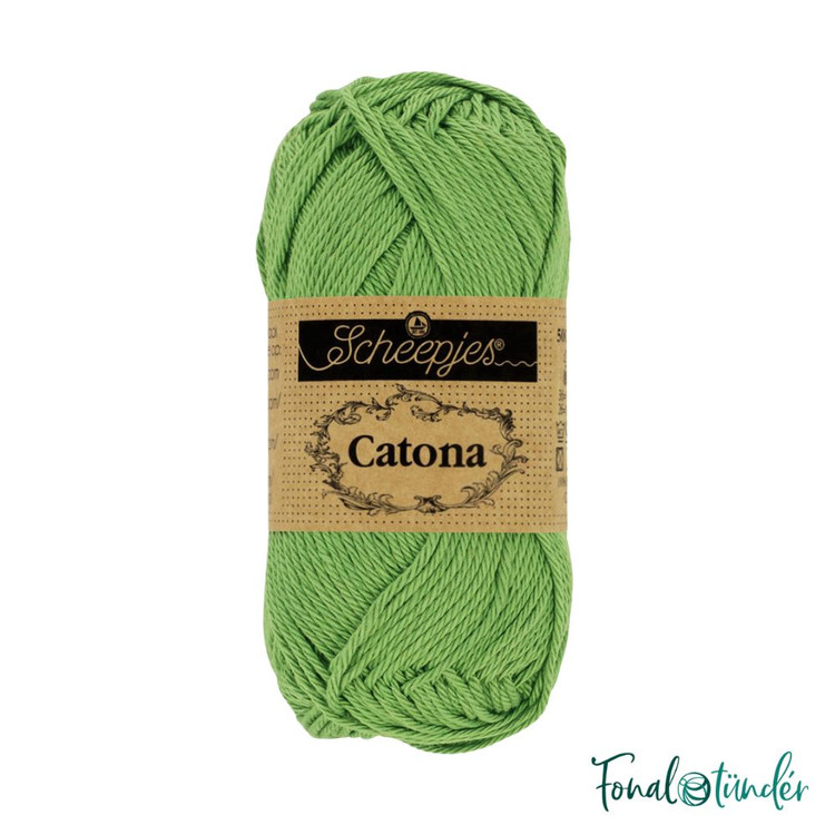 Scheepjes Catona 412 Forest Green - erdőzöld pamut fonal Scheepjes Catona 412 Forest Green - erdőzöld pamut fonal