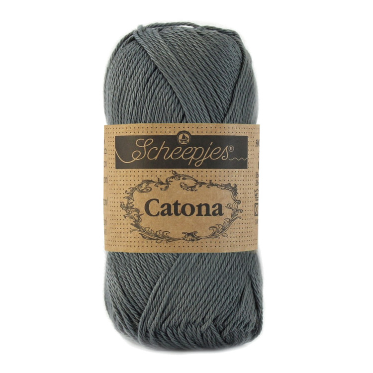 Scheepjes Catona 501 Anthracite - sötétszürke pamut fonal Scheepjes Catona 501 Anthracite - sötétszürke pamut fonal