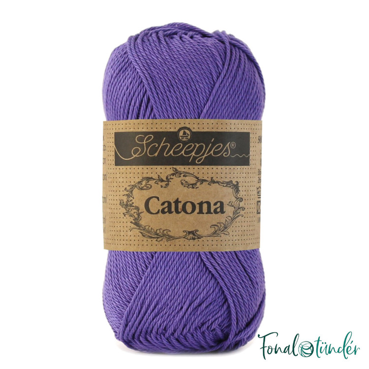 Scheepjes Catona 508 Deep Amethyst - ametiszt lila pamut fonal - 50gramm Scheepjes Catona 508 Deep Amethyst - ametiszt lila pamut fonal - 50gramm