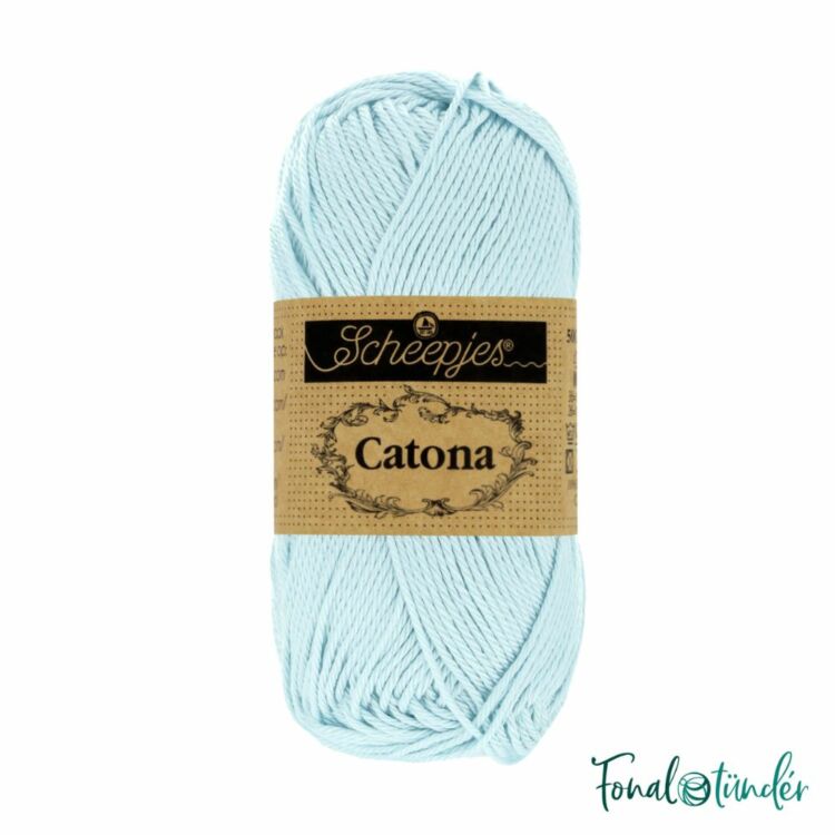 Scheepjes Catona 509 Baby Blue - babakék - pamut fonal  - cotton yarn