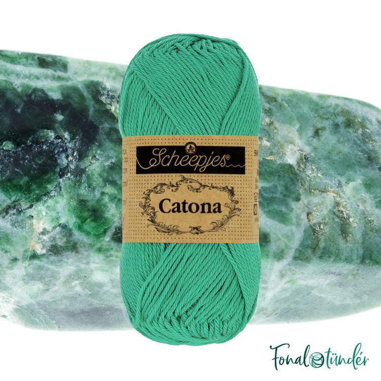 Scheepjes Catona 514 Jade - jade zöld pamut fonal Scheepjes Catona 514 Jade - jade zöld pamut fonal
