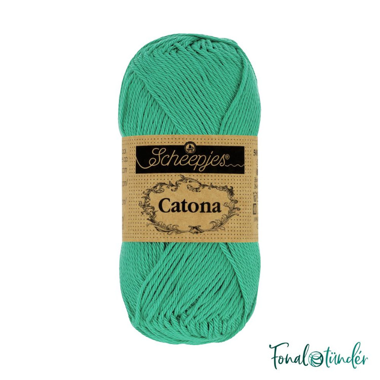 Scheepjes Catona 514 Jade - jade zöld pamut fonal Scheepjes Catona 514 Jade - jade zöld pamut fonal