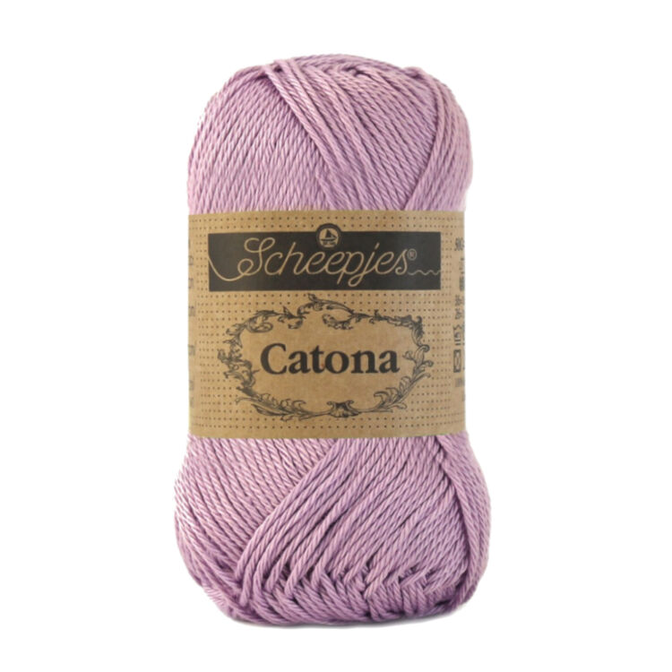 Scheepjes Catona 520 Lavender - halvány lila - pamut fonal  - cotton yarn