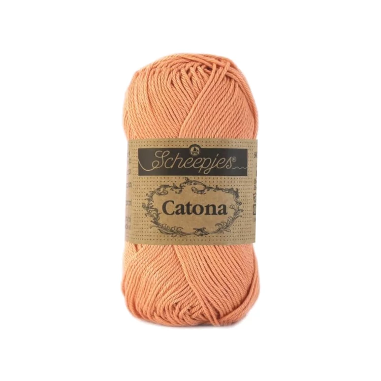 Scheepjes Catona Apricot 524 - pamut fonal  - cotton yarn