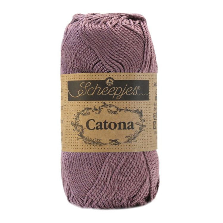 Scheepjes Catona 526 Ashes - purple - lila - pamut fonal  - cotton yarn