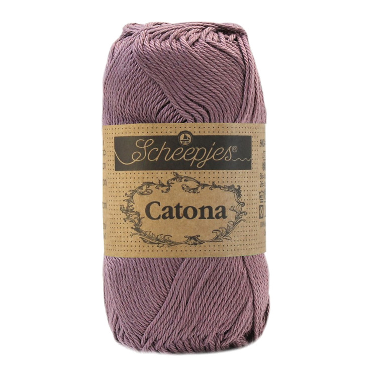 Scheepjes Catona 526 Ashes - halvány lila pamut fonal Scheepjes Catona 526 Ashes - halvány lila pamut fonal