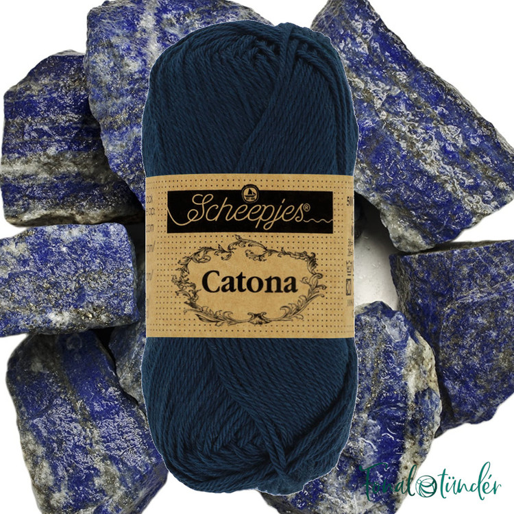 Scheepjes Catona 124 Ultramarine - mélykék pamut fonal - 50gramm Scheepjes Catona 124 Ultramarine - mélykék pamut fonal - 50gramm