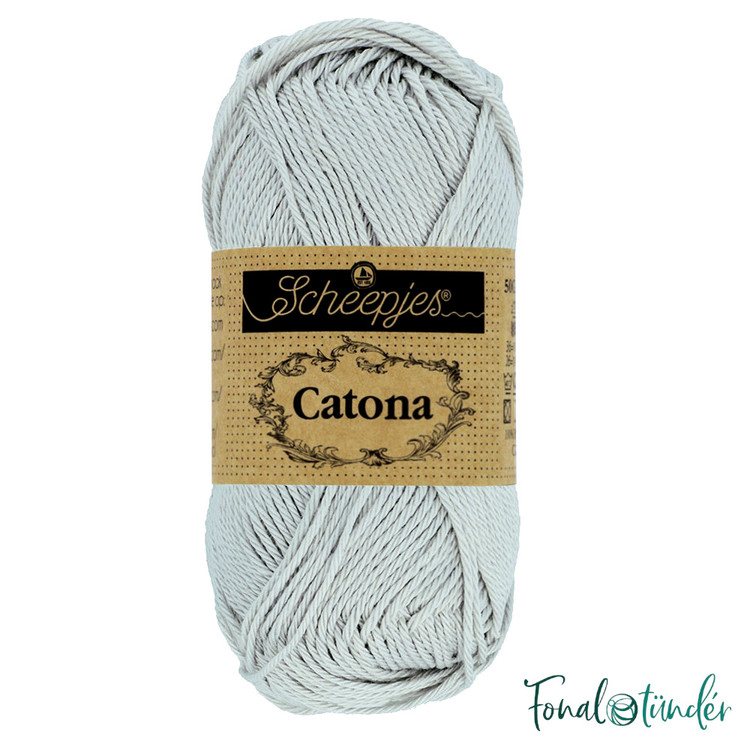 Scheepjes Catona 172 Light Silver - ezüstszürke pamut fonal - 50gramm Scheepjes Catona 172 Light Silver - ezüstszürke pamut fonal - 50gramm